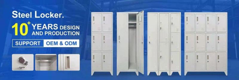 2 Door Steel Wardrobe Cabinet Clothing Metal Cupboards Bedroom