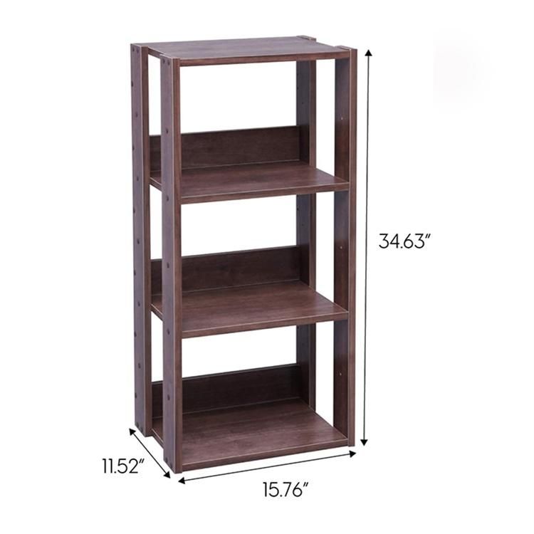 Open Back Standing Storage Bookshelf