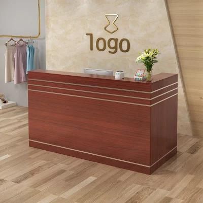 Hl-036 2021 Top Quality Mix Color Salon Reception Table Consult Table for Sale Cashier Desk Check-out Counter Checkstand