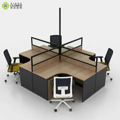 4 Person Workstation Office Partition Workstation Office Workstation Table