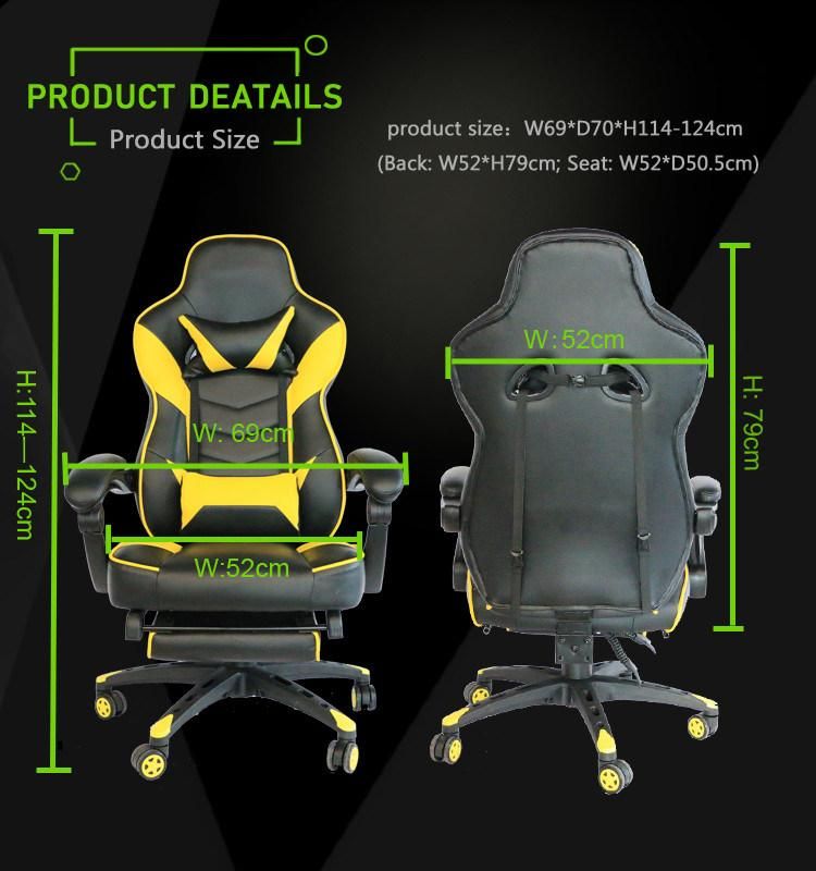 (BANANA) Reclining Racing Chair Gaming Recliner Chair