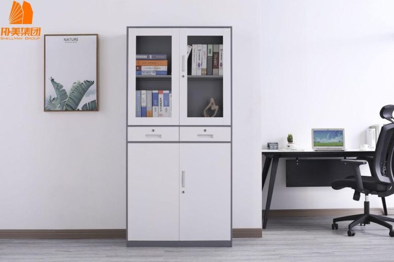 Factory Supply Metal Cabinet on Sale Cabinet with Glass Door