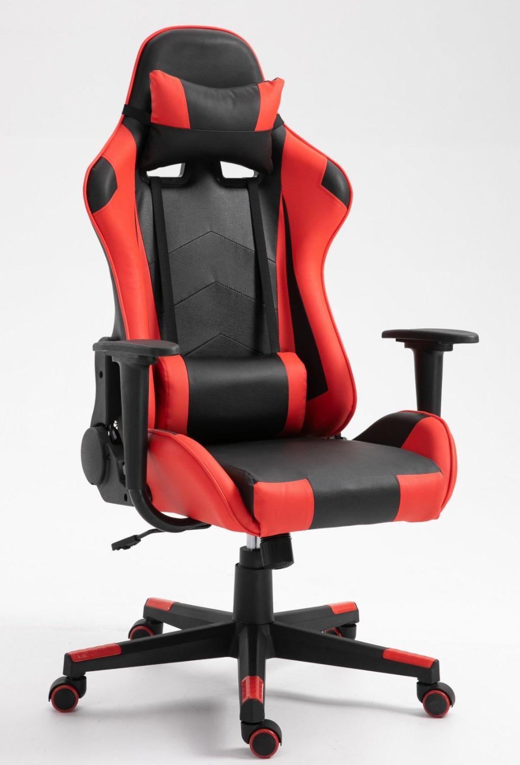 Gaming Chair RGB LED Lights Swivel Adjustable PU Leather Computer Silla Gamer Office Chair Racing