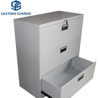 Metal Kd Steel Office Furniture 3 Drawers Filling Cabinet