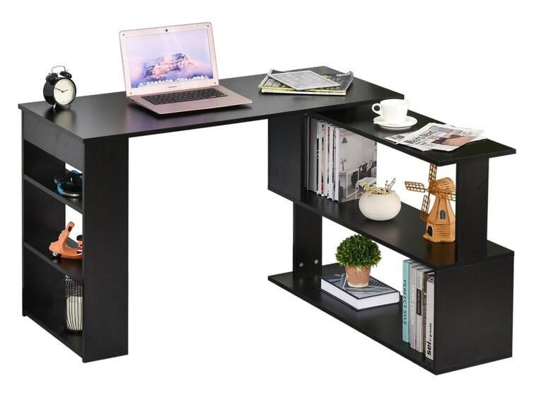 Nova L-Shape Transfer Desk Office Staff Computer Writing Desk with Drawers for Sale