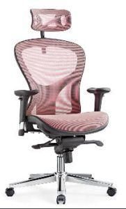 High Back Headrest Furniture Mesh Metal Staff Manager Swivel Chair