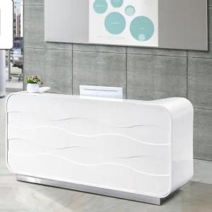 Salon Reception Desk Counter Build Modern Salon Reception