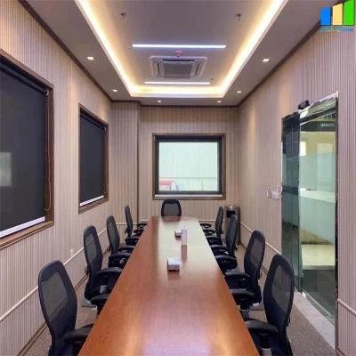 MDF Soundproof Decorative Wall Grooved Wooden Ceiling Office Acoustic Panel