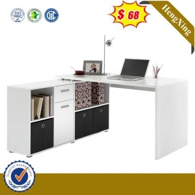 Wooden L Shape Furniture Modern Office Secretary Writing Desk Table