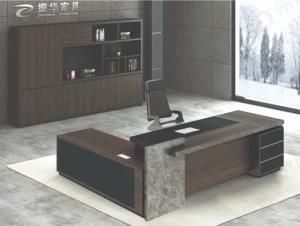 Modern Wood L Shape Large Executive Desk Office Desk Furniture Set Boss Office Desk Computer Table for Sale