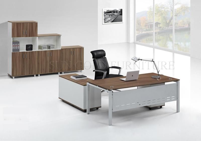 Hot Sale Wooden Melamine Office Desk Modern Office Table Executive Desk (SZ-OD102)