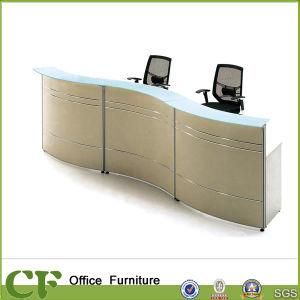 Office Furniture Front Desk Reception Beauty Curved Salon Reception Desk