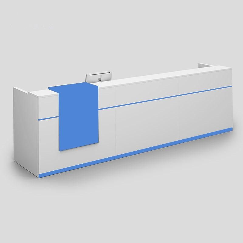 Hl-032 2021 Top Quality Mix Color Salon Reception Table Consult Table for Sale Cashier Desk Check-out Counter Checkstand