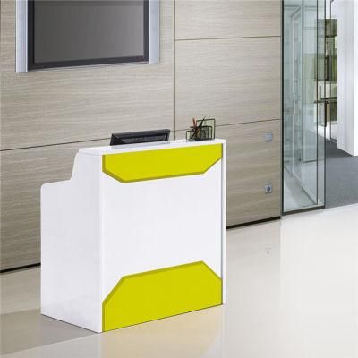 Hl-030 2021 Top Quality Mix Color Salon Reception Table Consult Table for Sale Cashier Desk Check-out Counter Checkstand