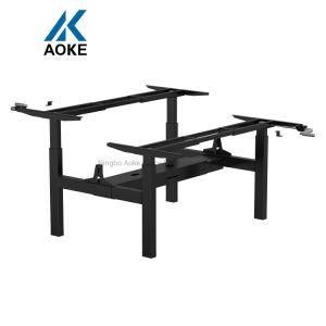 Ergonomic Manual Hand-Crank Height Adjustable Working Table Lift Office Table Desk
