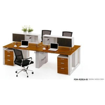 Hot Selling Inexpensive Four Person Office Cubicles and Partitions (FOH-R2814-B)