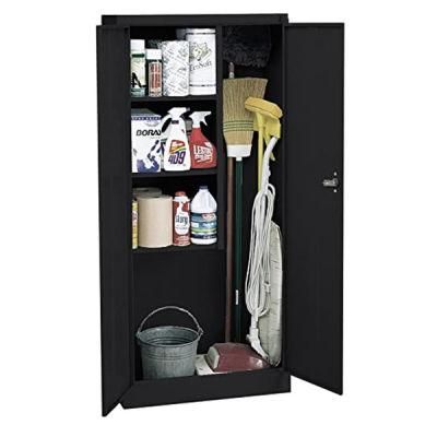 Durable Door 3 Shelves Cam Locking Steel Tools Storage Cabinets for Cleaning Tools