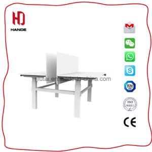 Double Desktop Office Home Use Height-Adjustable Table