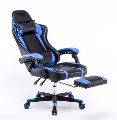Padded Armrest Gaming Chair with with Headrest and Footrest