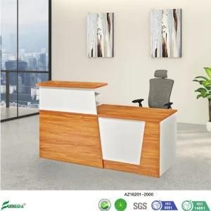 2019 Az16201 Hotsell MDF Melamine Reception Desk Office Furniture with Office Reception Desk