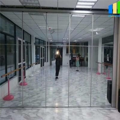 Dance Studio Operable Mirror Walls Soundproof Movable Partition Wall
