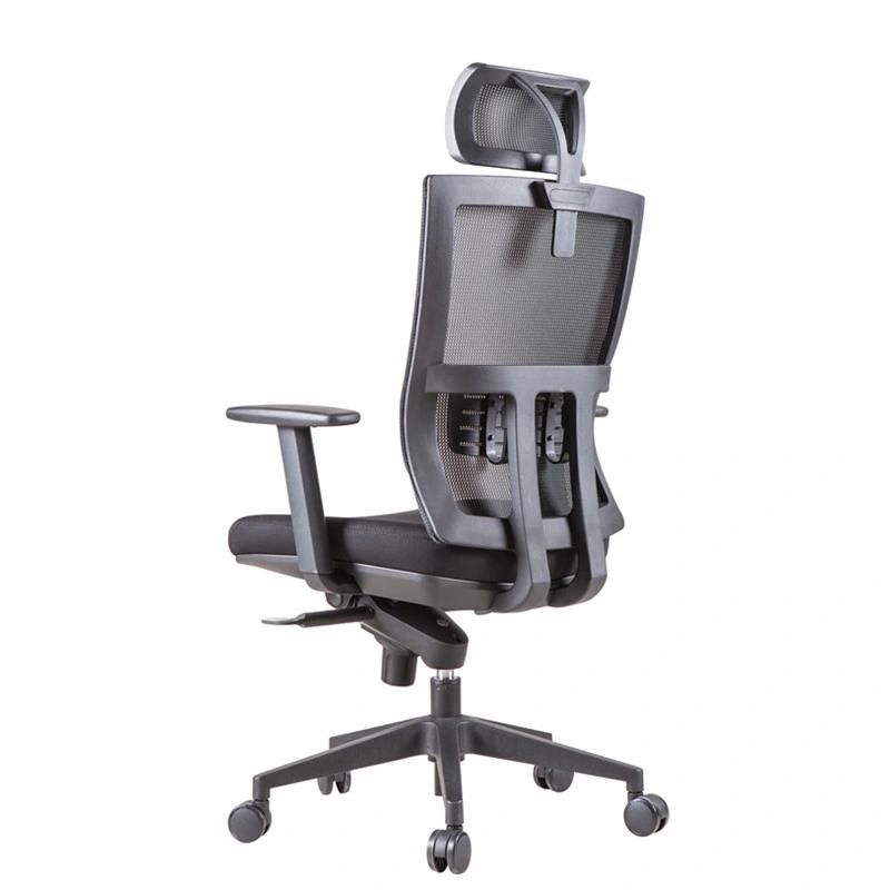 Executive Office Chair Revolving Chair High Back Ergonomic Chair Adjustable Lumbar Supported Mesh Office Chair Modern
