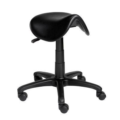 260mm Nylon Base Nylon Castor Class 4 Gas Lift Injected PU Seat Simple up and Down Mechanism Saddle Chair
