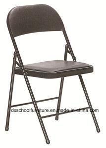 Steel Frame Folding Chair with PU Leather