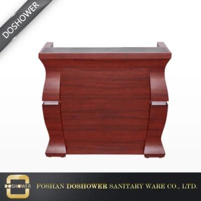 Modern Furniture Beauty Salon Wooden Reception Table for Sale