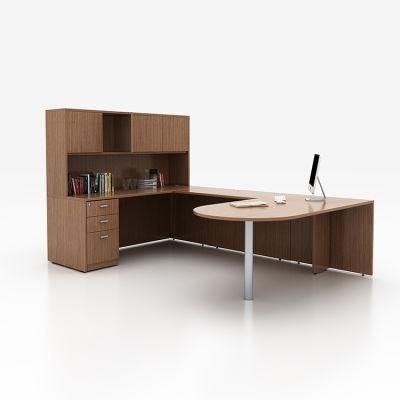 Customized L Shape Luxury Wooden Manager Desk Furniture Set Office Table Executive CEO Desk Office Desk