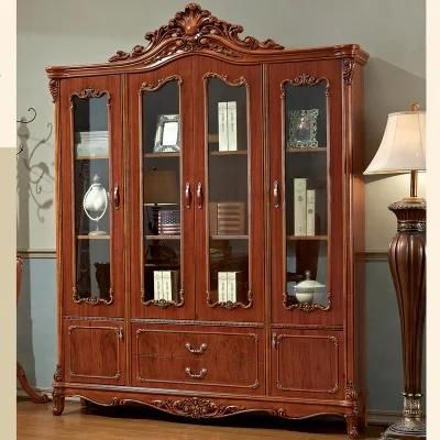 Home Office Furniture Wooden Bookcase in Optional Cabinet Color