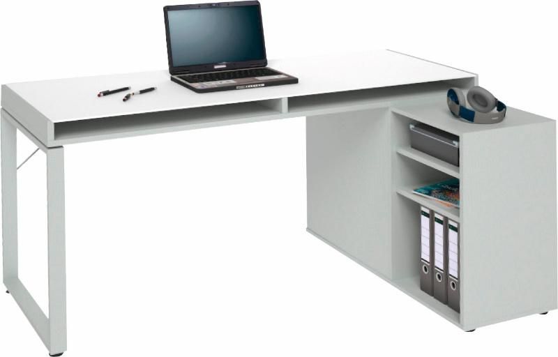 Adjustable Laptop Wood Bookshelf with Shelf Metal