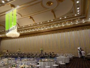 Arabic Style Soundproof Movable Folding Partition Wall for Wedding Banquet Hall