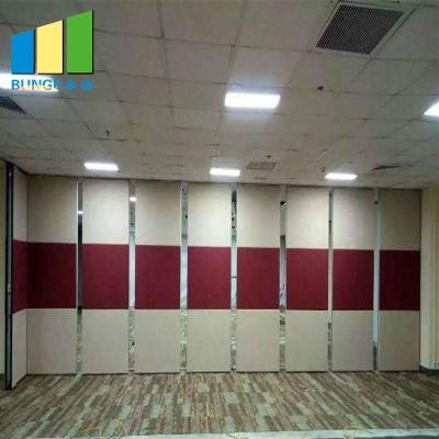 Office Acoustic Soundproof Movable Partition Sliding Wall for Conference Center