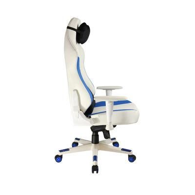 Lumbar Supported Adjustable Armrest and Adjustable Height Swivel Gaming Chair