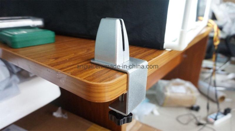 Office Desk Aluminium L Shape Screen Clamp