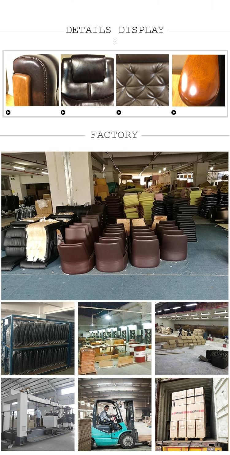 Office Chair Specific Use and Genuine Leather Material Aluminum Italian Leather Office Chair