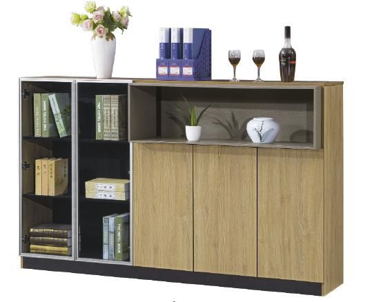 Natural Oak Color Melamine Executive Office Furniture Desk