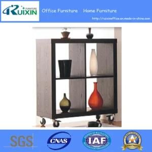 Movable Wooden Storage Shelf (RX-S3034)