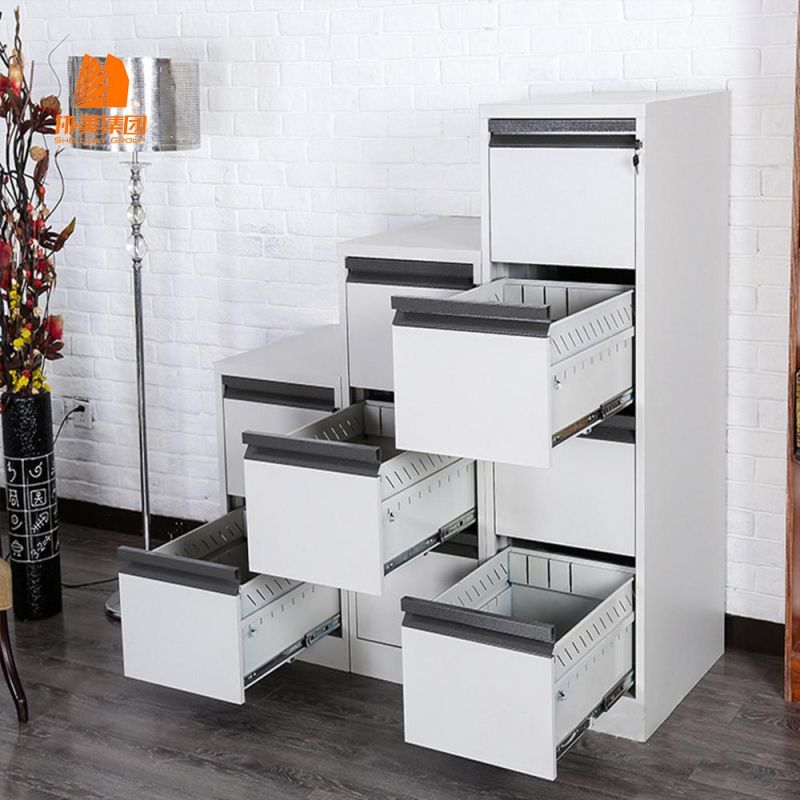 Office Furniture, Metal Storage Vertical 4 Drawer File Cupboard
