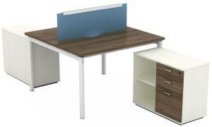Office Furniture Staff Desk Modular Partition Workstation with Cabinet