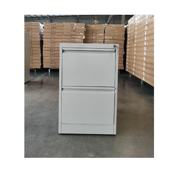 Fas-002-2D Knock Down Office Used Furniture Storage Two Drawer Metal Filing Cabinet