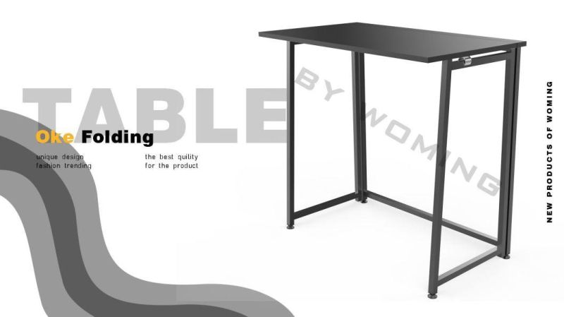 Simple Design of Metal Collapsible Desk Computer Desk