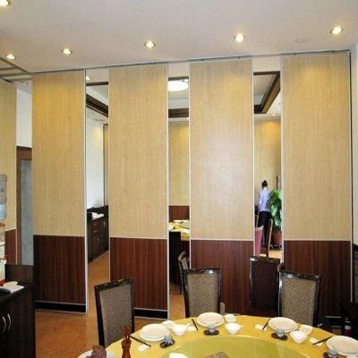 Room Division Wooden Sliding Door Panels Folding Partition Door Movable Wall for Auditorium Banquet Hall