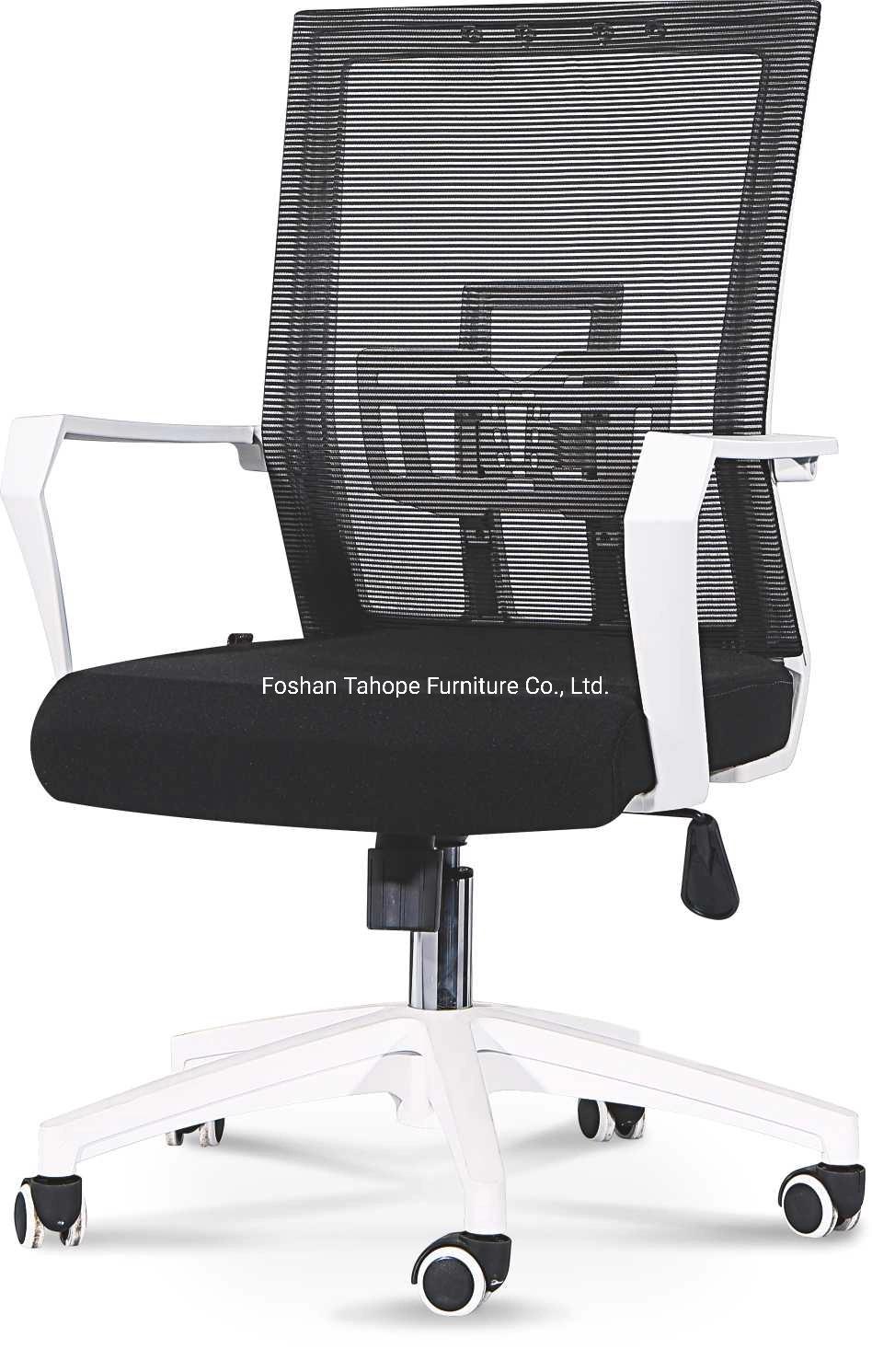 Foshan Office Furniture Metal Base Conference Meeting Room Visitors High Back Office Chair