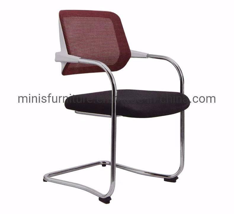 (M-OC319) Modern Office Visitor Blue Fabric Chair for Meeting