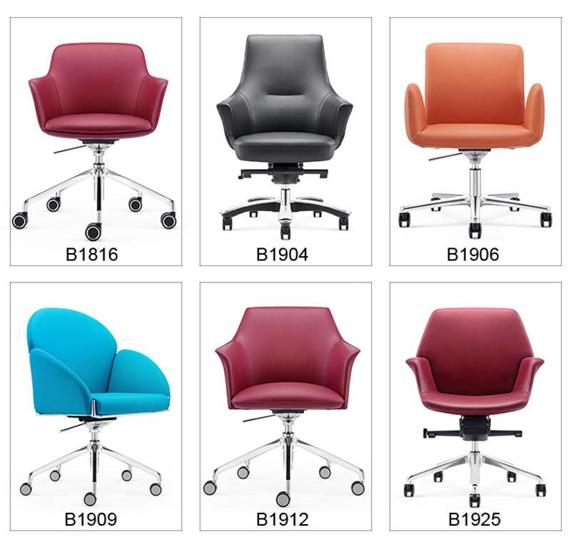 New Design Low Back PU Leather Conference Office Chair