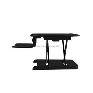 Woodern Furniture Low MOQ Black Home Office Computer Desk Standing Desk