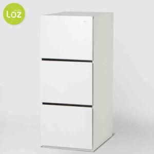 Office Furniture 3 Drawer Vertical Cold Rolled Steel Filing Cabinet with Lock