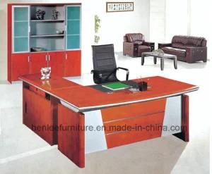 L Shape Modern Office Wood Furniture Director Desk (BL-XY038)